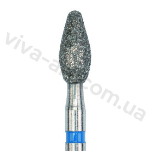 Насадка алмазна для турбінного наконечника у формі полум'я середня абразивність