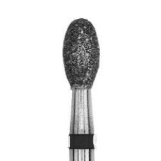 Насадка алмазна для турбінного наконечника у формі еліпсу супер груба абразивність