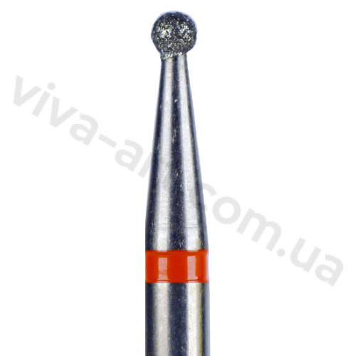 Алмазная насадка шарик, финишная абразивность, 1.6 мм, Meisinger (Германия)