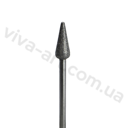 Алмазная насадка скругленный конус, средний абразив, 5 мм, Diaswiss (Швейцария)