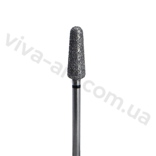 Алмазная насадка закругленный конус, грубая абразивность, 5 мм, Diaswiss (Швейцария).