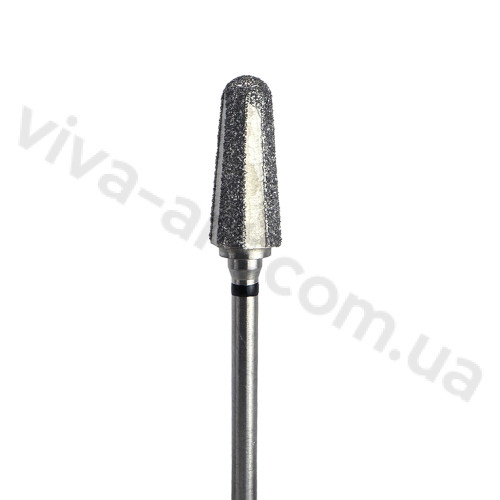Алмазная насадка скругленный конус, грубая абразивность, 7 мм, Diaswiss (Швейцария)