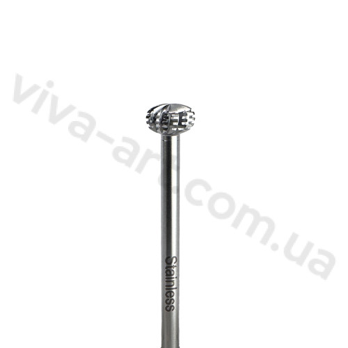 Стальная круглая фреза с продольной насечкой, 6 мм, Meisinger (Германия)