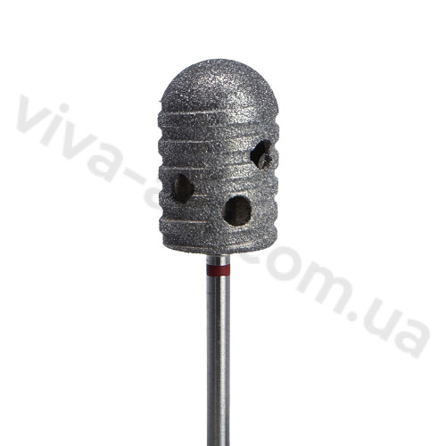 Алмазна насадка у формі ковпачка для педикюру, фінішна абразивність, 12 мм, Diaswiss (Швейцарія)