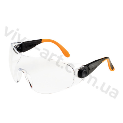 Очки защитные 529.00.05.11 покрытие от запотевания и царапин, регулировка скобок, Univet (Италия)