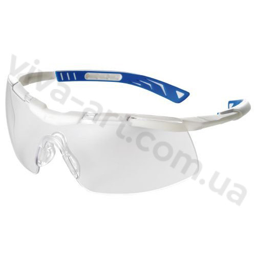 Очки защитные 5х6.03.22.00 с покрытием против запотевания и царапин, гибкая оправа, Univet (Италия)