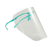 Щиток защитный 711 (комплект из пластиковой зеленой оправы и 10 сменных экранов), Univet (Италия)