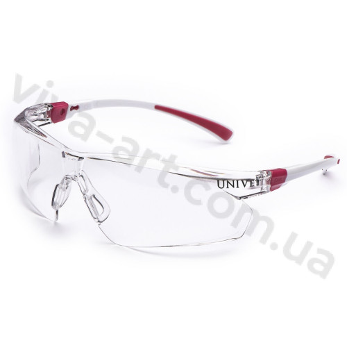 Очки защитные 506U.03.02.00 незапотевающие, покрытие от царапин, регулятор скобок Univet (Италия)