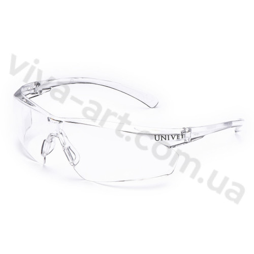 Очки защитные 505U.00.00.11 незапотевающие покрытие от царапин Univet (Италия)