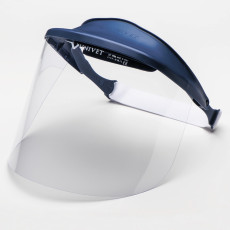 Щиток захисний без запотівання із синім козирком No710, Univet (Італія)