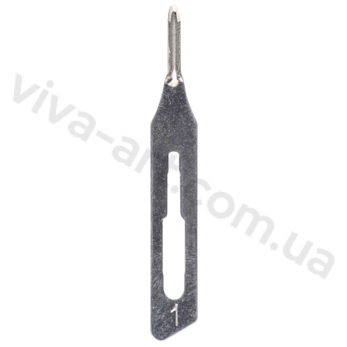 Стерильні порожнисті леза №1 з кріпленням стандарт №3, шт., Франція