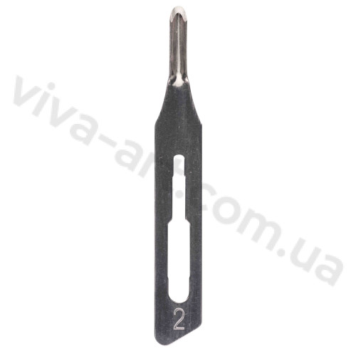 Стерильные полые лезвия №2 с креплением стандарт №3, шт., Франция