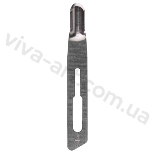 Стерильні порожнисті леза №4 з кріпленням стандарт №3, шт., Франція