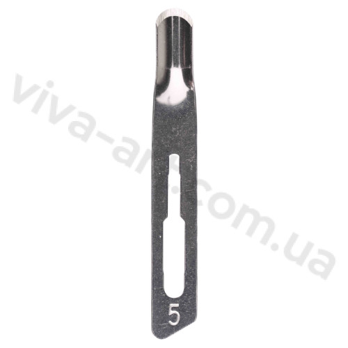 Стерильні порожнисті леза №5 з кріпленням стандарт №3, шт., Франція