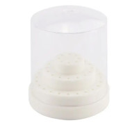 Подставка для 48 насадок круглая белая