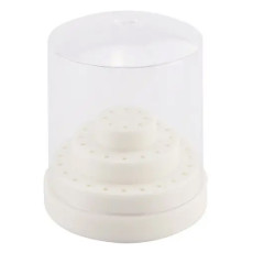 Подставка для 48 насадок круглая белая