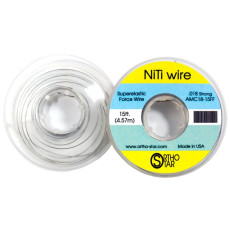 Титановая проволока моток 457 см, NiTi Wire, OrthoStar (США), диаметр на выбор