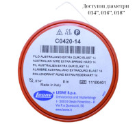 Нить Австралийская стальная, жесткая для скобы Фрезера, 8 м, Leone, диаметр на выбор