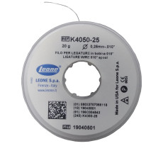 Дріт стальний, м'який для з'єднання системи ЗТО, круглого перерізу, 20 м, Leone, діаметр на вибір