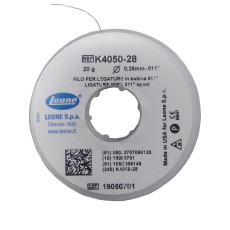 Дріт стальний, м'який для з'єднання системи ЗТО, круглого перерізу, 20 м, Leone, діаметр на вибір