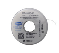 Нить стальная, мягкая для соединения системы ЗТО, круглого сечения, 20 м, Leone, диаметр на выбор