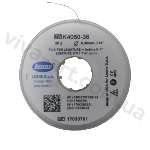 Дріт стальний, м'який для з'єднання системи ЗТО, круглого перерізу, 20 м, Leone, діаметр на вибір