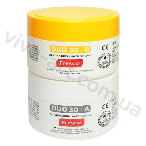 Двокомпонентний силікон Silicone DUO30, A+B, Shore A30 (жорсткий) 250+250 г, Fresco (Іспанія)