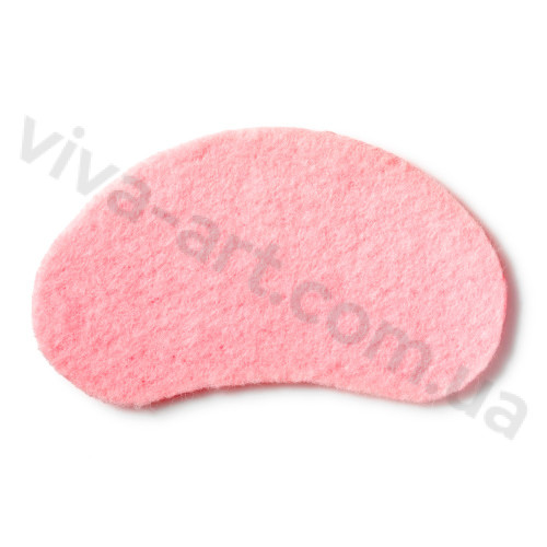 Подушечка з бавовни під плюсну, рожева на клейовій основі, 30 шт.