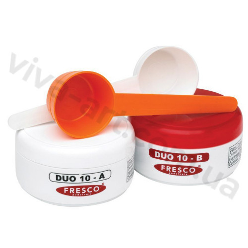 Двухкомпонентный силикон Silicone DUO10, A+B, Shore A10 (средняя жесткость) 100+100 г, Fresco (Испания)