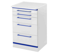 Мобільна тумбочка з шухлядами та стільницею (Італія)