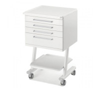 Мобільна тумбочка з чотирма ящиками, 1 стільницею і 1 поличкою (Італія)