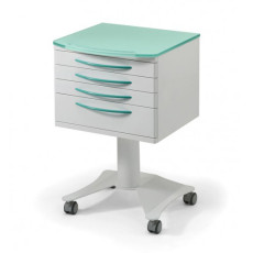 Мобільна тумбочка з чотирма шухлядами та стільницею (Італія)